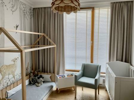Sypialnia i pokój dziecka w stylu Hamptons